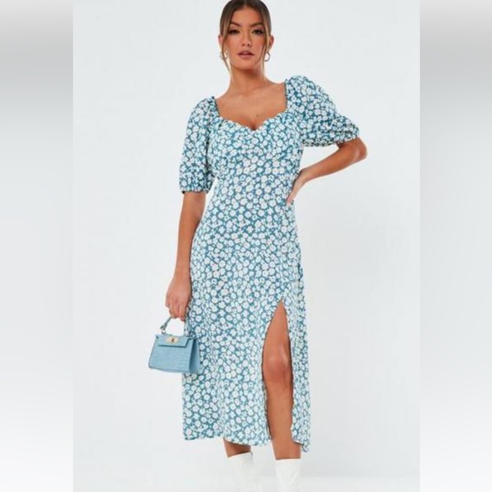 MISSGUIDED MIDI DRESS SIZE 4